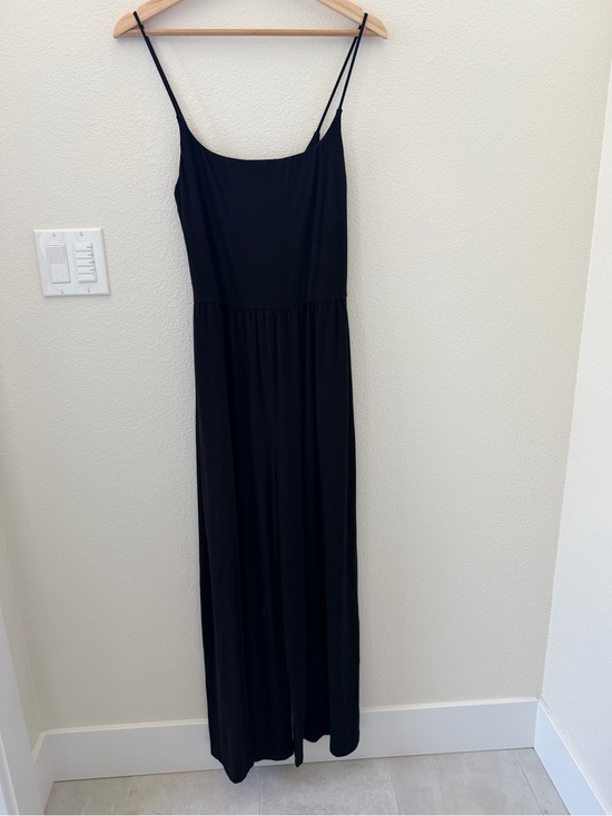 Reformation Pants - Reformation Black Maxi Pantsuit with Spaghetti Straps